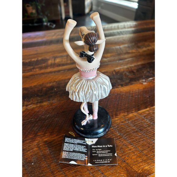 Cowparade Moo Moo In A Tutu Collectible Figurine Ballet Cow Sculpture 2003 Pink - Picture 3 of 10